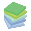 Post-it Notes Super Sticky Recycled Notes in Bora Bora Colors, 3 x 3, 70-Sheet, 24/Pack