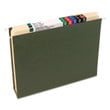 Smead Three Inch Capacity Box Bottom Hanging File Folders, Green (Letter, 25ct.)