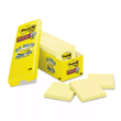 Post-it Notes Super Sticky Pads, 3" x 3", Canary Yellow, 24 Pads, 2,160 Total Sheets