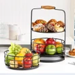 Mesa 2-Tier Stand With Removable Baskets