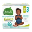 Seventh Generation Sensitive Protection Baby Diaper, 3 - 72 ct. (16 - 21 lbs.)