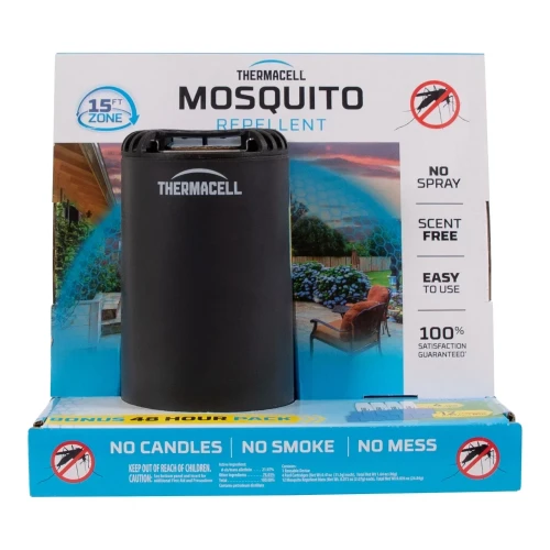 Thermacell Patio Shield Mosquito Repeller Bonus Pack with 48 Hours of Mosquito Protection
