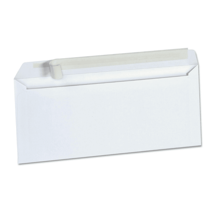 Universal Peel Seal Strip Business Envelope, #10, 4 1/8" x 9 1/2", White, 500 Count