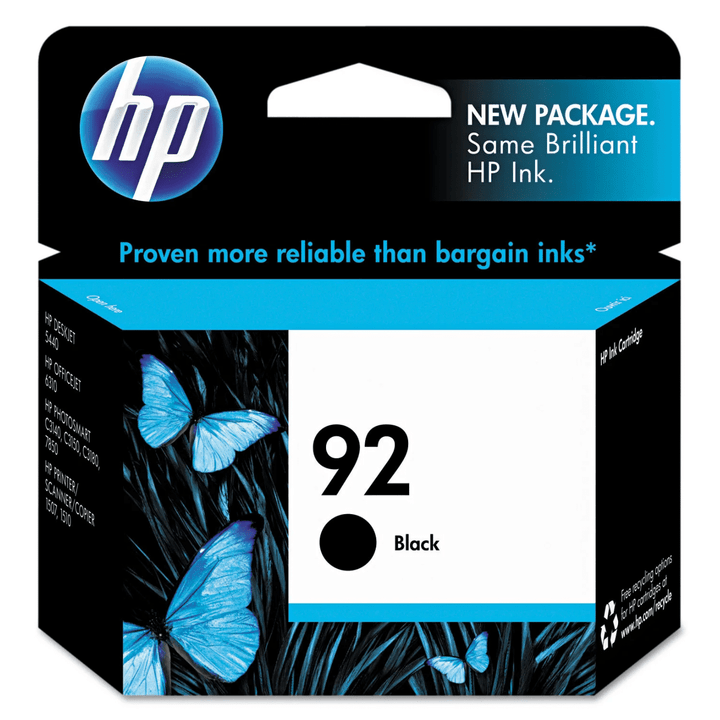 HP 92 Black Ink Cartridge (C9362WN)
