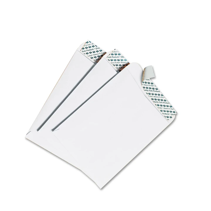 Quality Park Redi-Strip Catalog Envelope, 12 x 15 1/2, White, 100/Box