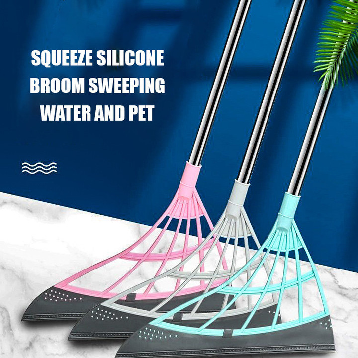 🔥Squeeze Broom Sweeping Water and Pet Hair🔥