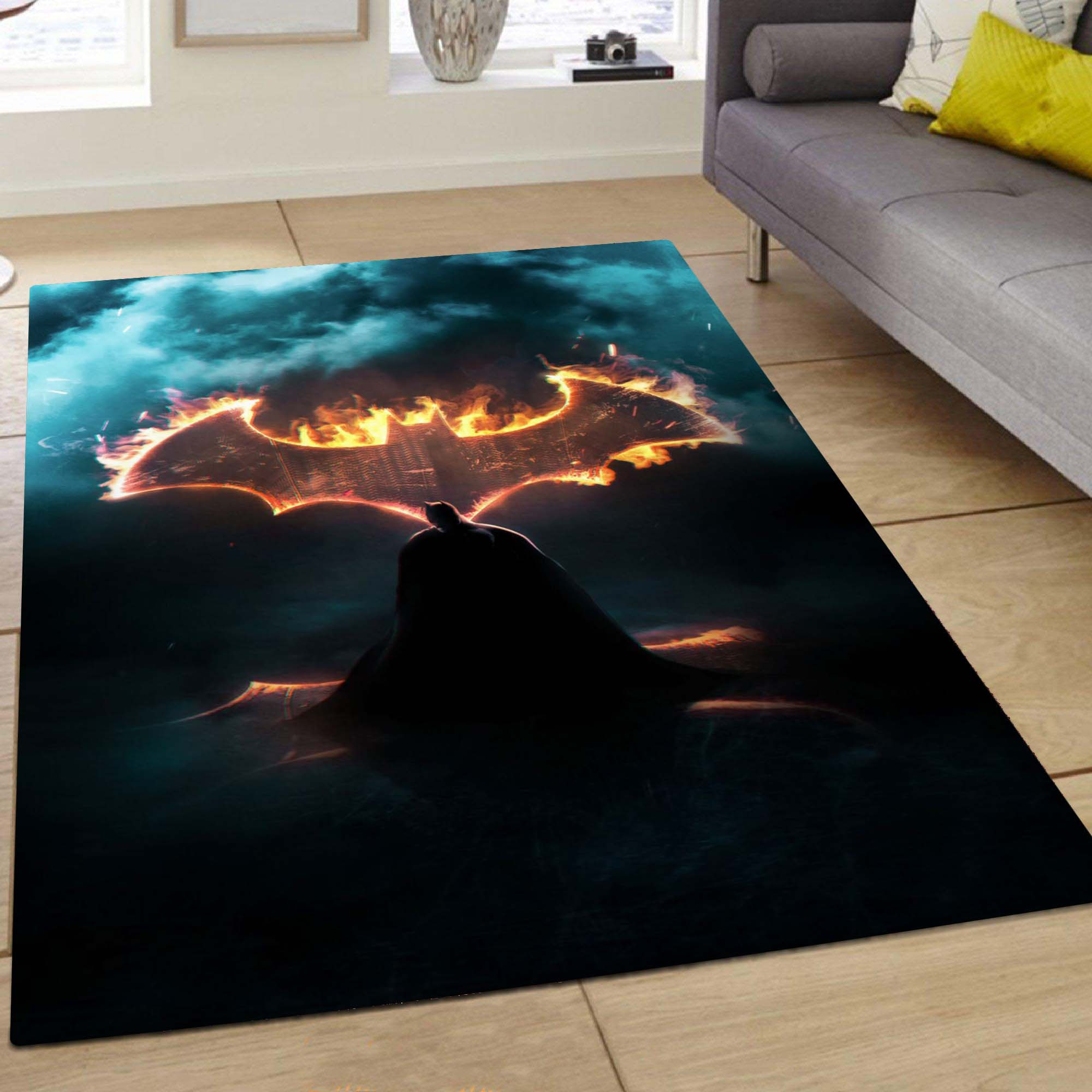 The Batman Riddler Rug Batman DC 43 Carpet Area Rugs - Lovely Product UK