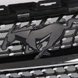 Zinc Alloy Running Horse Badge Front Grille Emblem for Mustang 2015 to 2022 (Black)