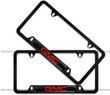 2pcs License Plate Frame for GMC,Applicable to US Standard Car License Frame Accessories,fit Yukon Savana Sierra Envoy Canyon Sierra All Model