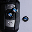2pcs Key Emblem Replacement: 11mm Key Button Emblem Stickers, Key Logo for All Remote Control Key Models