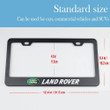 2 Pcs Stainless Steel License Plate Frame,Newest Car Licenses Plate Covers Holders Frames for Car Plates with Screw Caps Fit Car Accessories