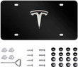2 Pcs Premium Aluminum Alloy License Plate Frame,for Tesla Tag License Plate