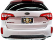 2 Pack Silver Car License Plate Frame for KIA,Applicable to US Standard tag License Frame