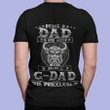Being A G-Dad Is Priceless - Viking Dad Back Happy Fathers Day Shirt Gift