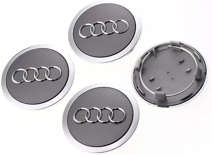 4pcs for Audi Wheel Center Caps Parts,69mm/2.71 inch Rim Center Hub Caps for Audi