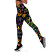 Colorful Weed Hollow Tank Top - Legging 3D All Over Print #300322l