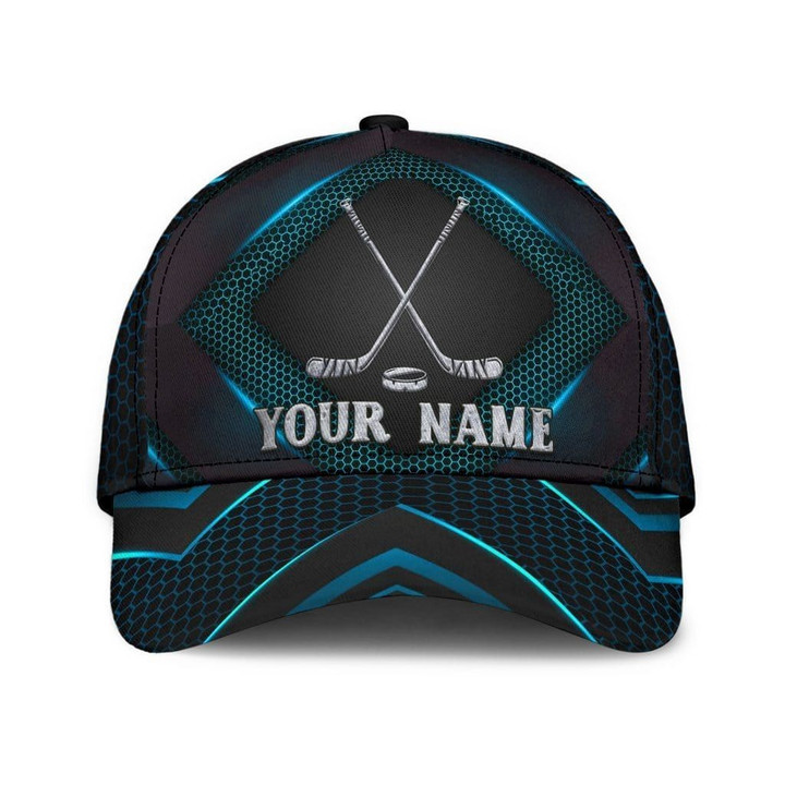 Custom Hockey Carbon Classic Cap Personalized Name Hats Head Wear #DH