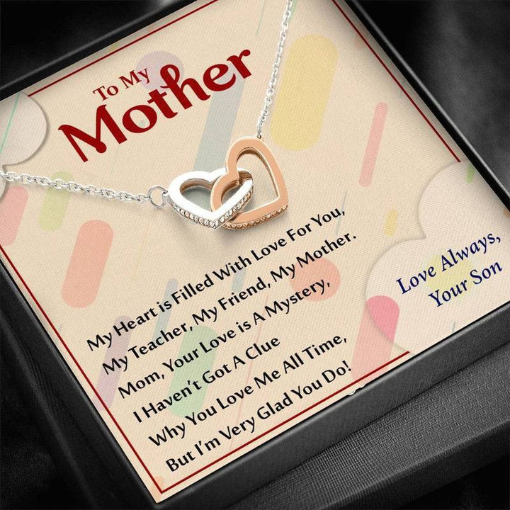 Best Gift for Mom - Son to Mother Necklace