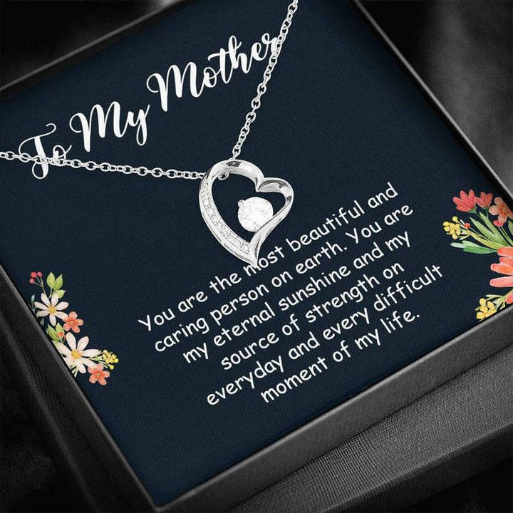 To my mother Necklace Gold Chain, Best Gift Idea, Christmas gifts, Birthday gift