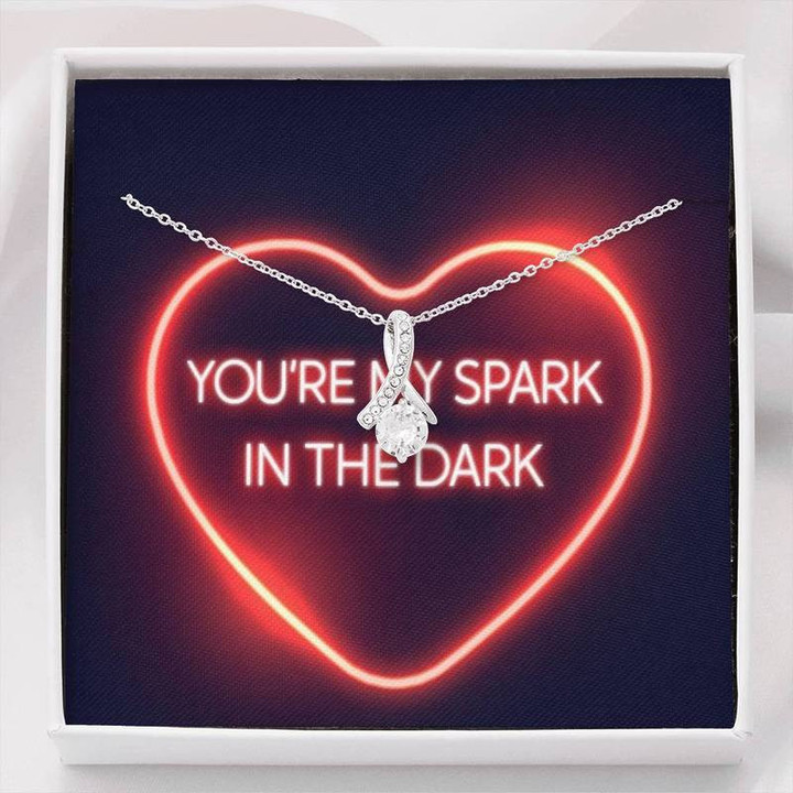 You are My Spark In The Dark Alluring Beauty Necklace
