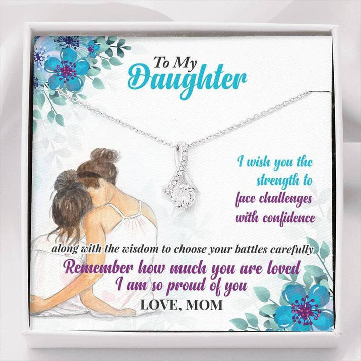 Alluring Daughter Necklace To Daughter I wish to the Strength