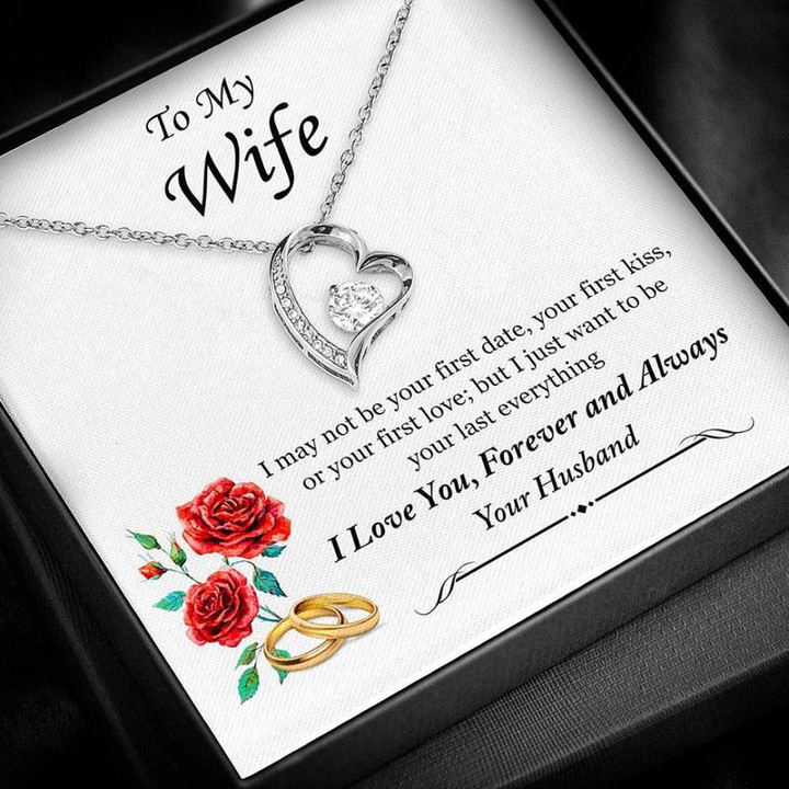 To My Wife Your Last Everything Necklace Necklace Gold Chain, Best Gift Idea, Christmas gifts, Birthday gift