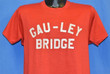 80s Gau ley Gauley Bridge West Virginia Tourist t shirt Medium