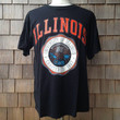80s vintage Illinois Fighting Illini T shirt