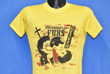 80s Psychedelic Furs Heaven New Wave Band Yellow t shirt Small Vintage Tee