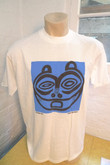 1980s Native American Petroglyphs of Pacific Northwest Shirt Deadstock Unworn Single Sided Single Stitched