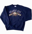Russell Athletic Vintage Vintage Atlantic City New Blue Crewneck Sweater