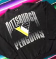 Logo 7 Nhl Vintage Vtg 80s90s Pittsburgh Penguins Logo 7 Crewneck Sweater