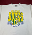 Vintage Vintage 1996 Ou Oregon Ducks Adult M Donald Duck