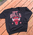 Chicago Bulls Jordan Brand Vintage 91 92 Championship Crewneck All Puff Ed