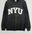 American College Collegiate Made In Usa Vintage Sunfaded Nyu New York University Jumper