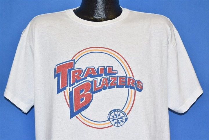80s Trail Blazers Royal Rangers Scouts Assembly God Youth Group t shirt Extra Large