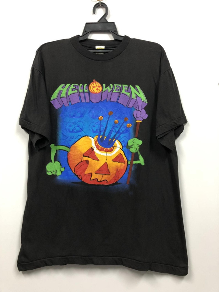 Vintage King Helloween Super Rock 1992 Number One T Shirt 90s