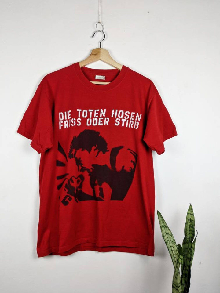 Vintage Die Toten Hosen Friss Oder Stirb Merch T shirt