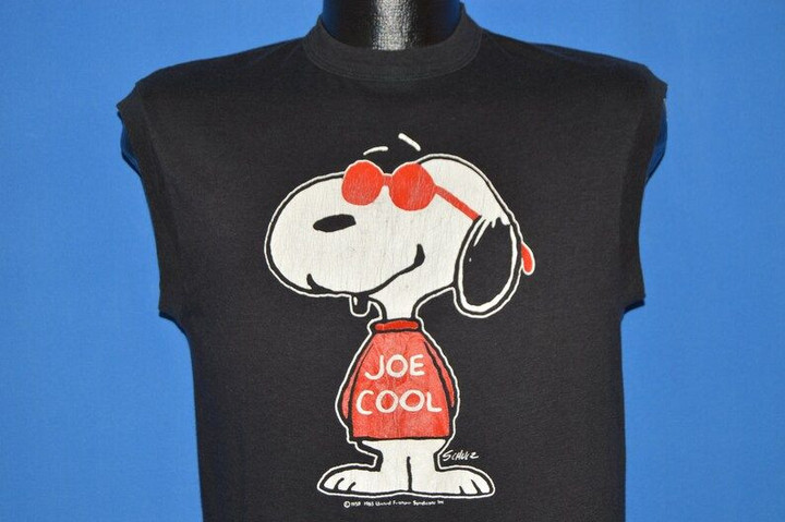 80s Snoopy Joe Cool Sleeveless t shirt Medium