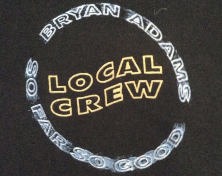 Bryan Adams Band T Shirt Rare Vintage 1994 Bryan Adamsso Far So Good Tech Crew T Shirt March 6 94 Msgnew York City