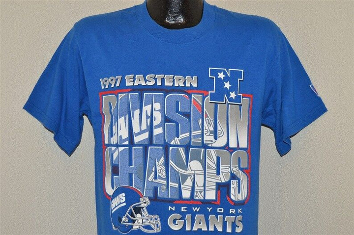 90s New York Giants 1997 NFC East Champs t shirt Medium