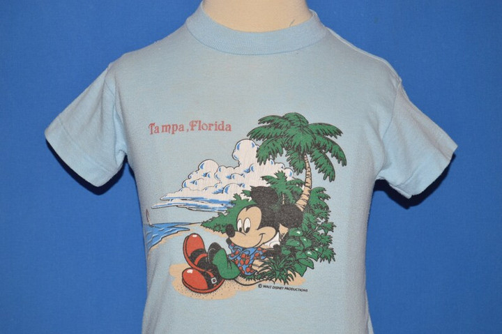 80s Mickey Mouse Tampa Florida Tourist t shirt 4T