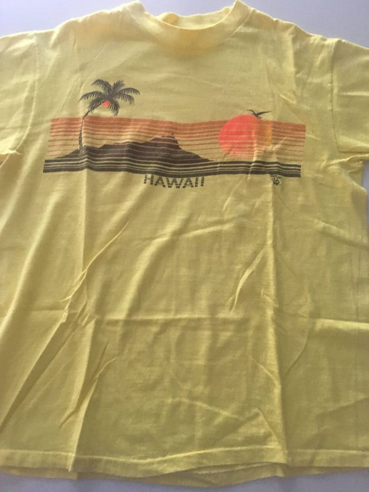 Awesome 80s Soft Hawaii T Shirt