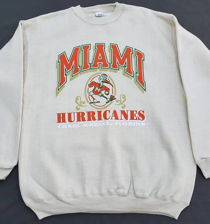 1990x Clothing Vintage Miami Hurricanes