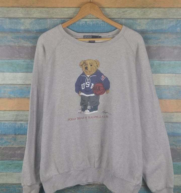 Vintage Polo Bear Ralph Lauren 90s Sweater