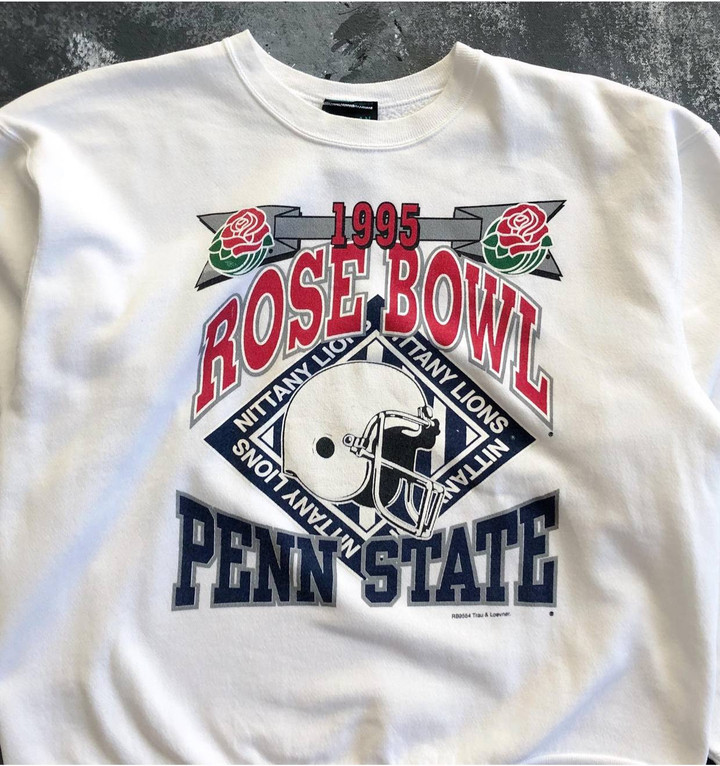 Collegiate Vintage Vintage Penn State 1995 Rose Bowl Crewneck