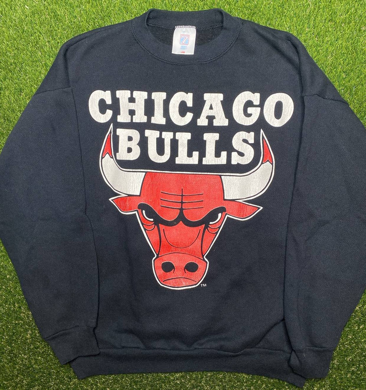Chicago Bulls Sportswear Vintage Vintage 1990s Chicago Bulls Crewneck Sweater The Last Dan