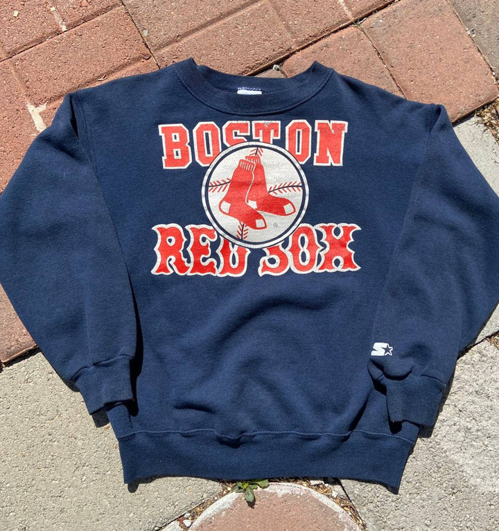 Starter Vintage Vintage 80s Boston Red Sox Starter Crewneck Sz M
