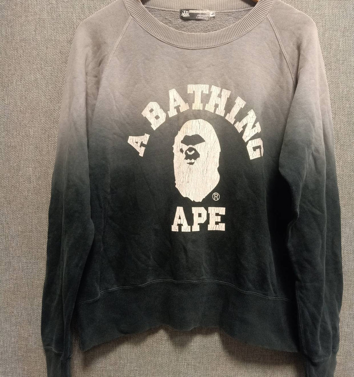 Bape Nigo Vintage Swetshirt A Bathing Ape Big Logo