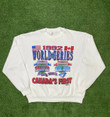 Vintage 1992 Blue Jays Vs Braves Worldseries Champs Graphic Crewneck